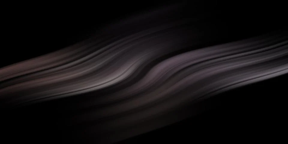 Dark Abstract Wave Background with Smooth Silk Lines Stock Illustration