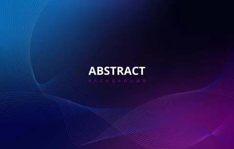 Dark Abstract Wave Lines Gradient Texture Background Wallpaper Graphic Design Illustrazione stock