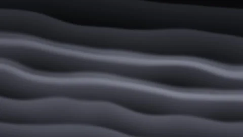 Dark abstract wave loop animation with smooth texture and gradient shading Stock Footage 347050807