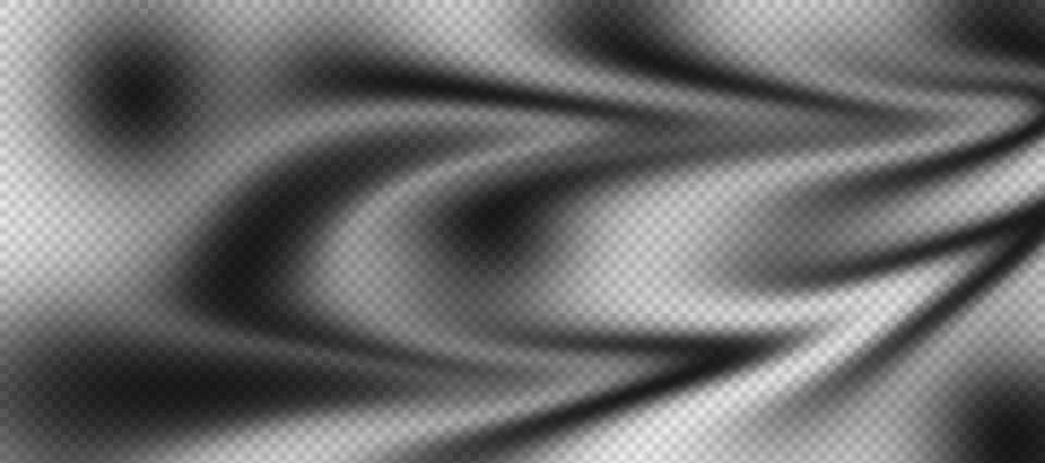 Dark Abstract Wavy Flow Lines Background, Futuristic Digital Web Design Element, Stock Illustration