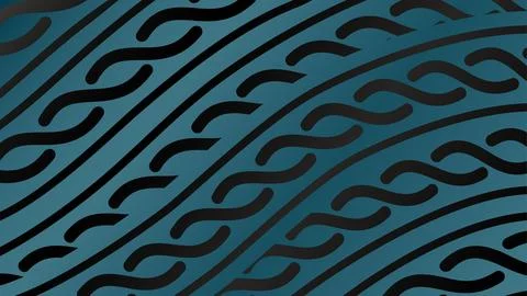 Dark Abstract Woven Design Illustrazione stock