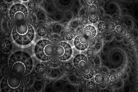 Dark abstraction of clockwork, steampunk design pattern for creative graphic Stock Illustration