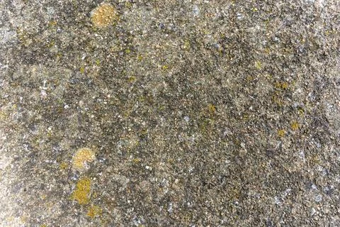 Dark Aged Concrete Abstract Texture with Coarse Aggregate Surface Stock Photos