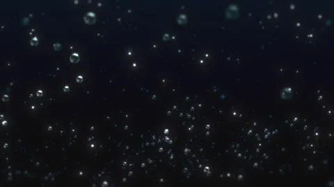 Dark Air Bubbles Bokeh Stock Footage 240894958