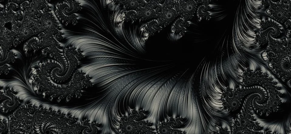 Dark alien patterns Stock Illustration