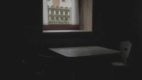 Dark alpine room 動画素材 304376701