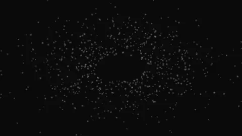 Dark Ambient Particle Bokeh Loop Background Relaxing Visual Stock Footage 332710940