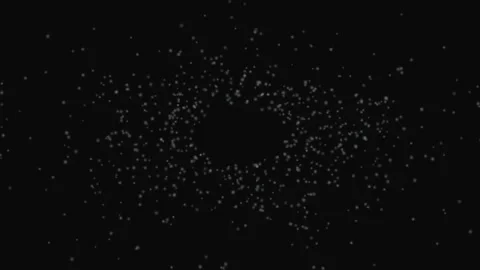 Dark Ambient Particle Drift Loop Background Relaxing Motion Stock Footage 332710346
