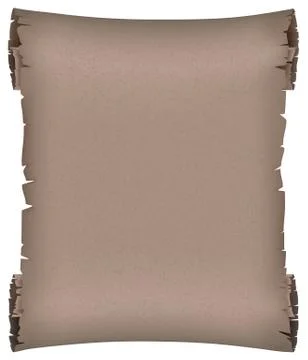Dark ancient scroll Stock Illustration