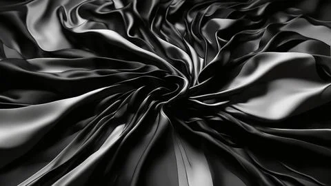 Dark and black silk イラスト素材