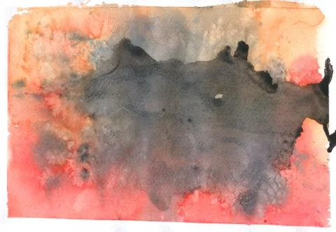 Dark and deep watercolor pattern Stock Illustration