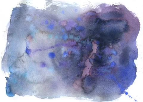 Dark and deep watercolor pattern Stock Illustration