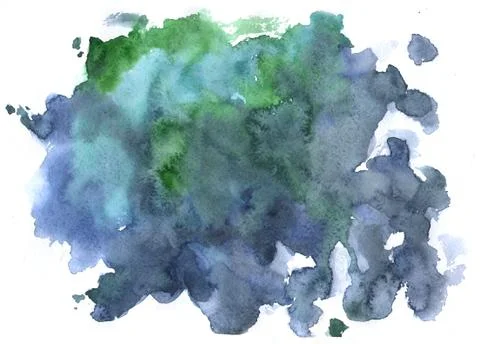 Dark and deep watercolor pattern Stock Illustration