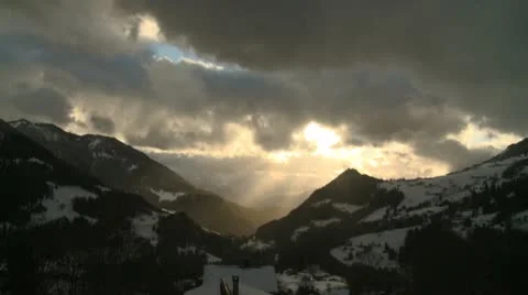 Dark and Dramatic Backdrop, but Highly Tender Video stock 10750036