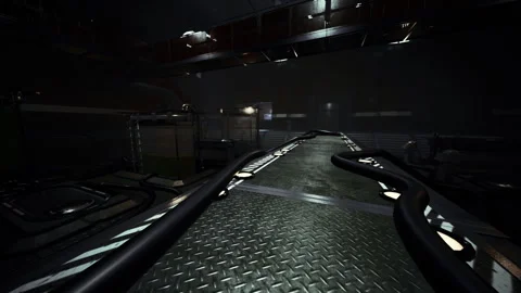 Dark and empty electricity laboratory 스톡 동영상 252325452