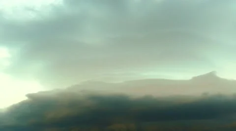 Dark and Foreboding Storm Front Rolls in, Time Lapse 스톡 동영상 53392825