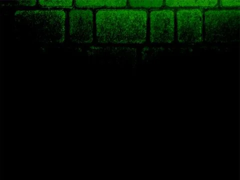 Dark and green vector grunge background of paving slabs covered with snow Stockillustratie