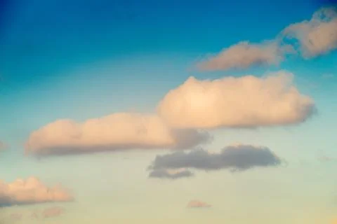 Dark and grey clouds found in the sky Stock Photos