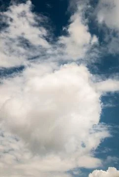 Dark and grey clouds found in the sky Stock Photos