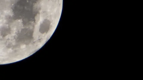 Dark and light side moon Stock-Footage 22792344