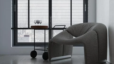 Dark and Moody Using Rich Colors to Create a Cozy Guest Room Environment. 스톡 일러스트