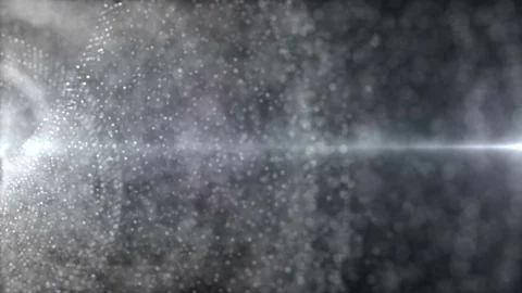 Dark and mysterious particles background Stock Footage 70407802