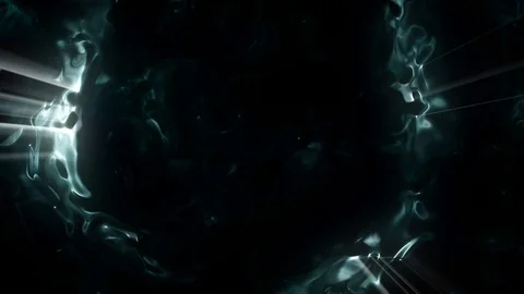 Dark and scary fluid surface motions Video stock 91636352