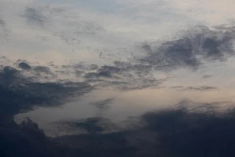 Dark and Stormy clouds background Stock Photos
