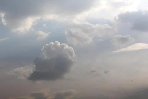 Dark and Stormy clouds background Stock Photos