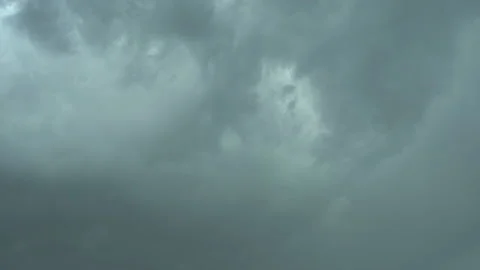 Dark And Threatening Clouds Before Rain Stock Footage 107731393