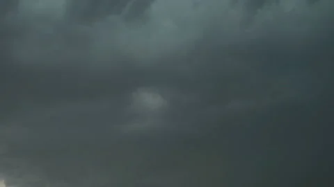 Dark And Threatening Clouds Before Rain Stock Footage 107731460