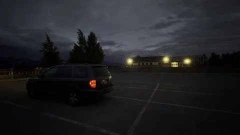 Dark and Windy Night Stock Footage 280108981