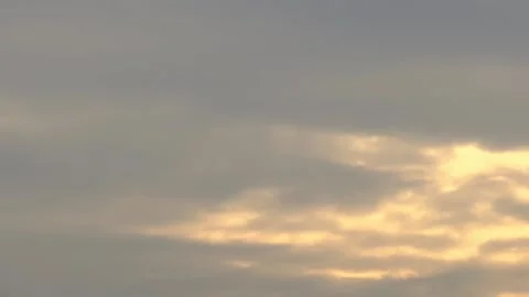 Dark and yellow clouds float across the sky, Cirrus clouds Stock Footage 123977215