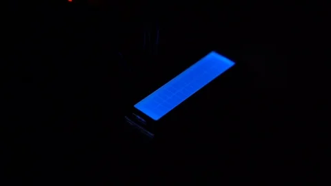 Dark angle LCD display,4k,Kids can program too Stock Footage 86033992