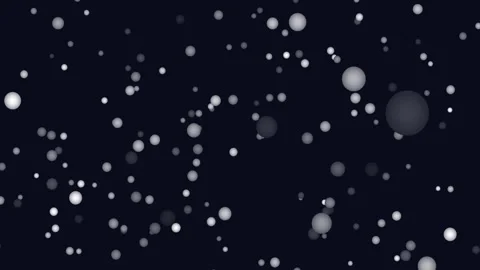 Dark animated background with scattered light circles of varying sizes. Abstract Stock Footage 313753876
