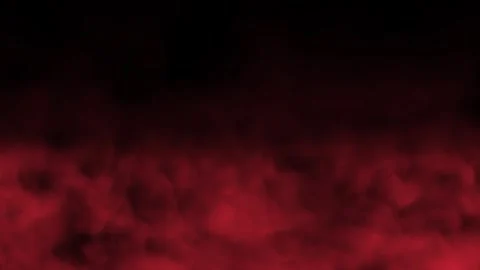 Dark animation background with swirling red fog, smoke. The scene creates a Vídeo Stock 314466229