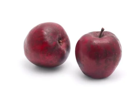 Dark apples Stock Photos