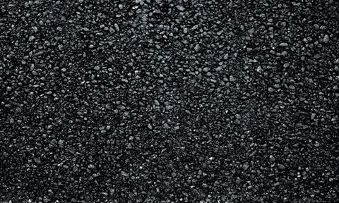 Dark asphalt roadbed. Stock Photos