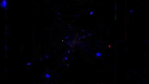 Dark atmospheric glowing particles 3d illustration background wallpaper des.. Stock Illustration