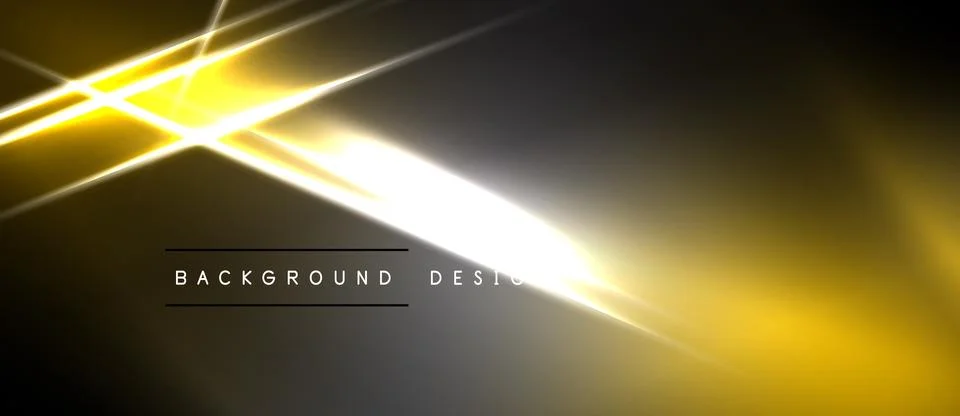Dark backdrop features bright golden light streaks. Gradient effect creates 스톡 일러스트