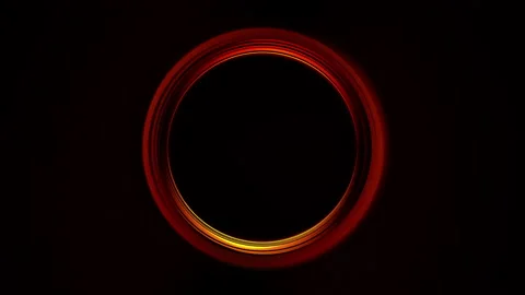 Dark Backdrop with Red round shape like flame Stock Footage 232378850