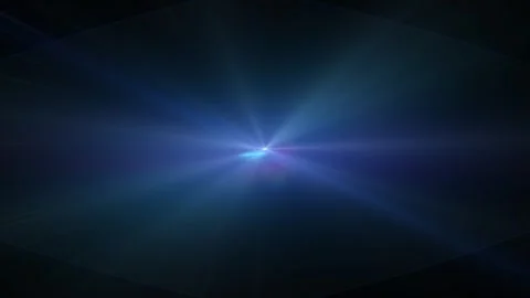 Dark backdrop showcases a vibrant blue light source Stock Footage 345448316