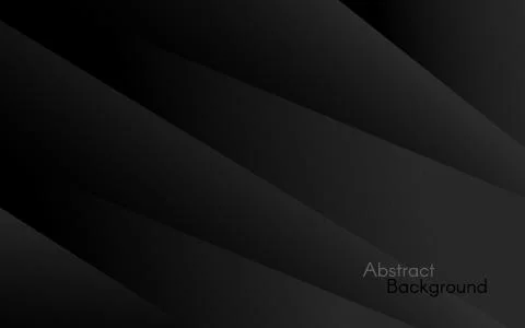 Dark background. Abstract black layers. Modern geometric design. Simple templ Stock-Illustration