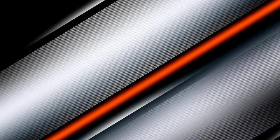 Dark background with abstract Orange lines for covers, banners, posters Stock Illustration