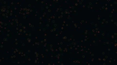 Dark background animation with glowing festive bubbles and shimmering magic.. Stock Footage 321442662