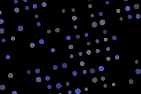 Dark background with blue and gray glowing dots pattern Stock Illustration