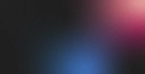Dark background with blue and pink light gradient and subtle grain texture .. Stock Illustration