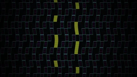 Dark background with blue green squares. Stock Footage 340003429