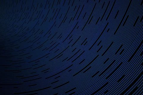 Dark background with blue striped waves Stock Illustration