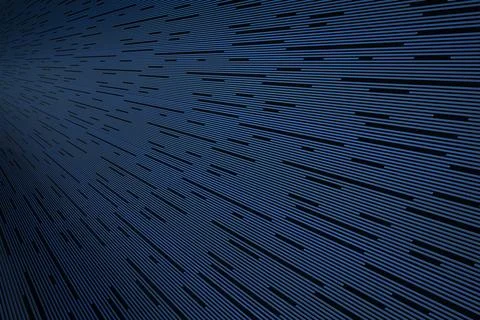 Dark background with blue striped waves Stock Illustration